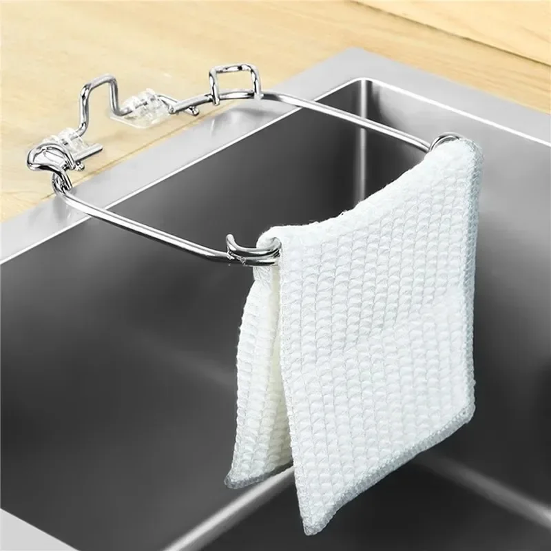 Disposable Strainer for washing Vegetables, Fruits || Triangular Kitchen Sink Strainer Mesh Bags and Holding stand - Image 4